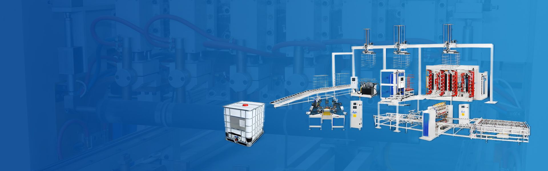 IBC Tote Cage Welding Line