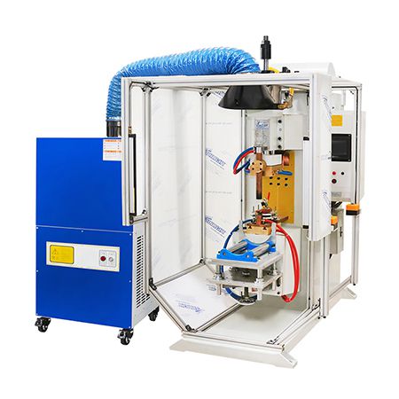 Kettle spout spot welding machine