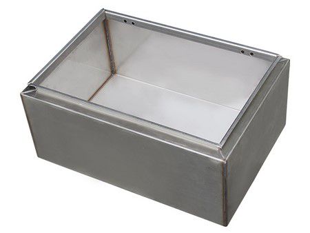 Sheet metal cabinet welding